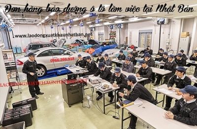 Đơn hàng bảo dưỡng, sửa chữa ô tô Nhật Bản tuyển 9 nam không yêu cầu tay nghề